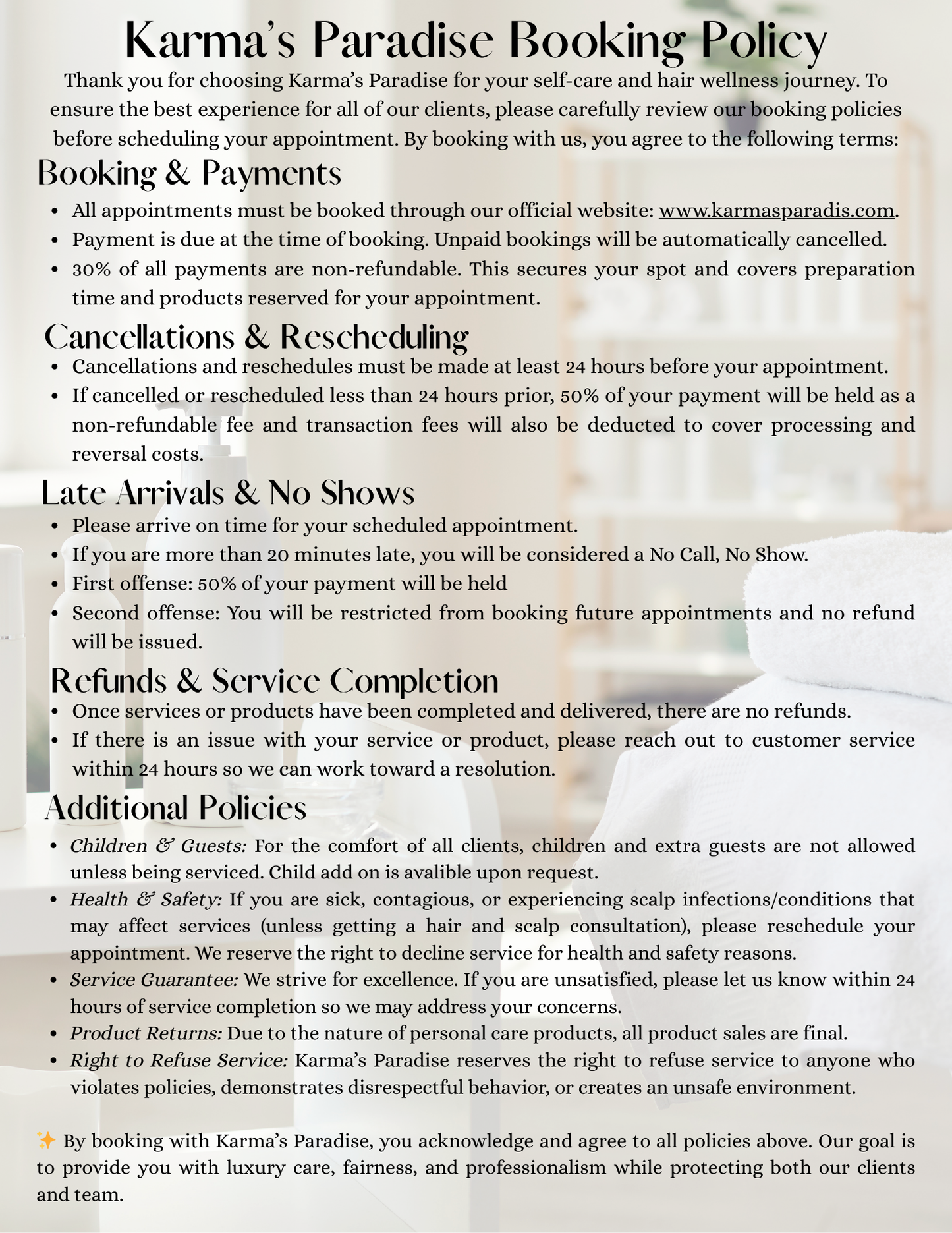 Karma’s Wash – The Ultimate Hair & Scalp Rejuvenation