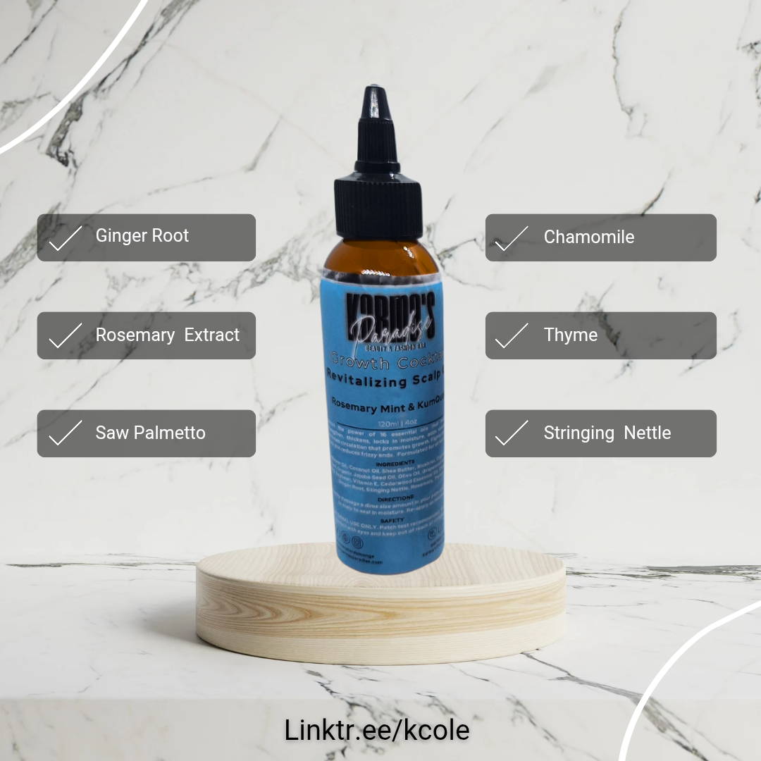 Rosemary & Kumquat Growth Cocktail Oil (Stimulate & Grow)