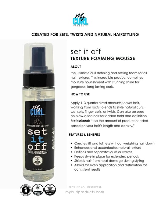 Set It Off Texture Foaming Mousse