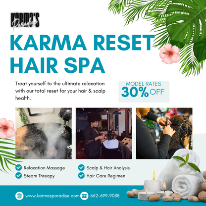 Karma Reset Hair Spa Package – Total Reset for Your Hair & Scalp Health