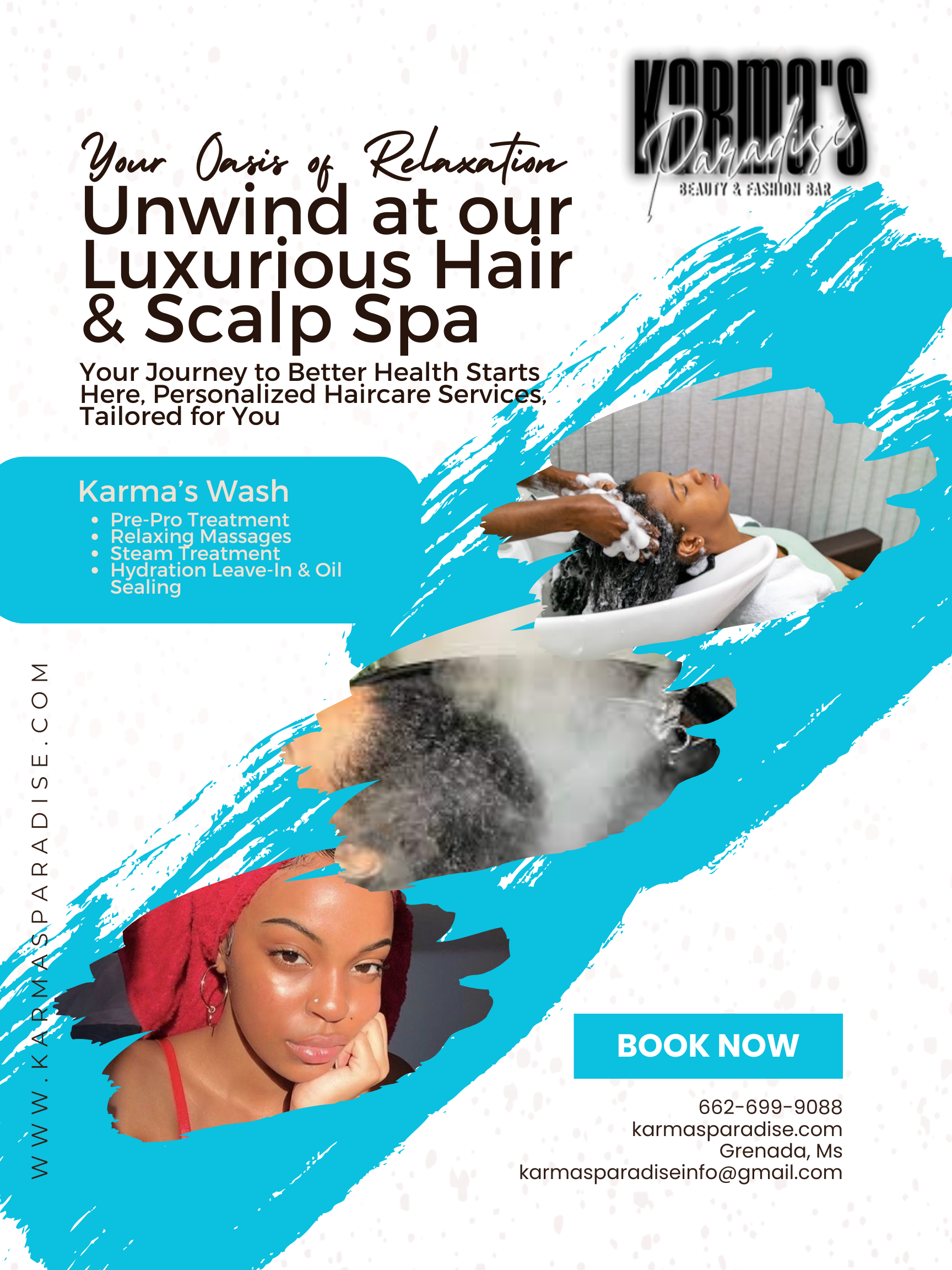 Karma’s Head Spa – The Ultimate Hair & Scalp Rejuvenation
